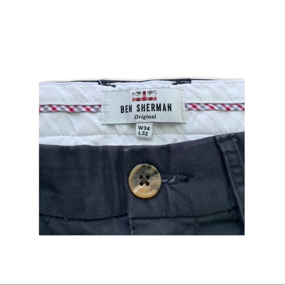 Ben Sherman Men’s Chino Pants Size 34 - Picture 2 of 4